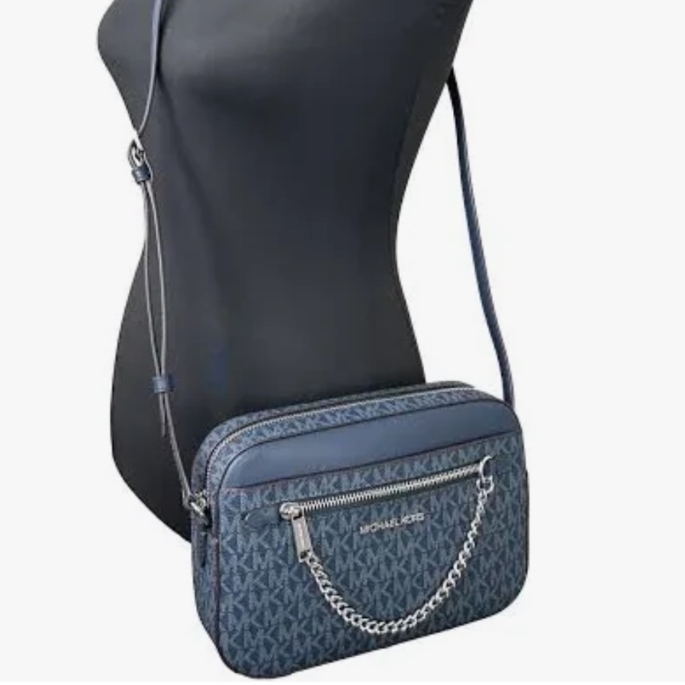 Michael Kors Jet Set Large East West Signature Leather Crossbody
Handbag - Picture 12 of 15